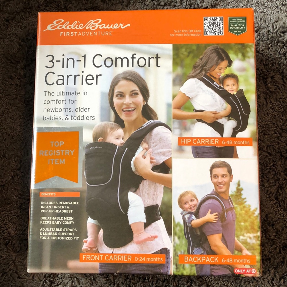 Eddie Bower 3 in 1 Comfort Carrier